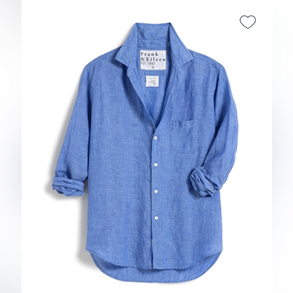 Frank & Eileen Relaxed Linen Button Down